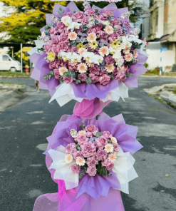 Kệ hoa màu tím - KT409