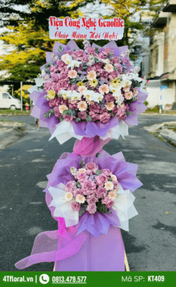 Kệ hoa màu tím - KT409