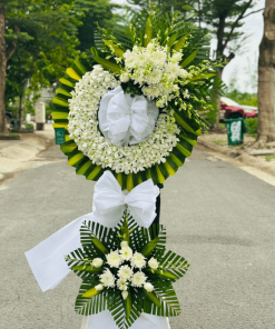 Hoa tang lễ 2 tầng - KT415