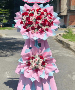 Kệ hoa khai trương mix màu - KT424