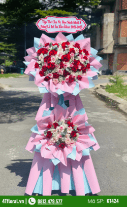 Kệ hoa khai trương mix màu - KT424