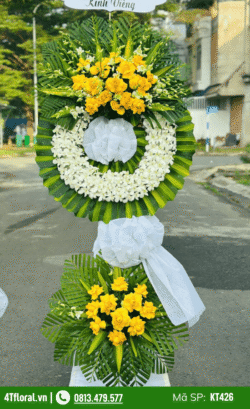 Giá vòng hoa đám tang - KT426