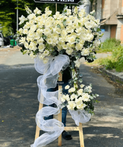 Đặt hoa viếng giao nhanh - KT435