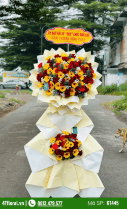 Kệ hoa khai trương phát tài - KT445