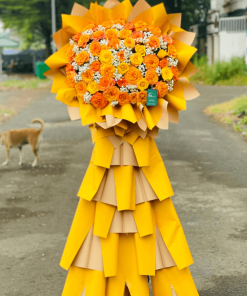 Kệ hoa khai trương quán cơm - KT447