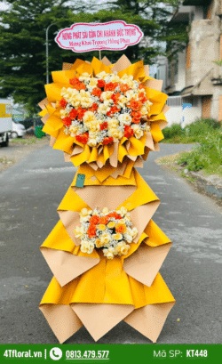 Kệ hoa khai trương rực rỡ - KT448