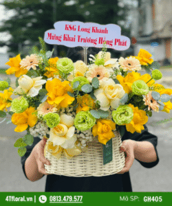 Giỏ hoa tươi - GH405