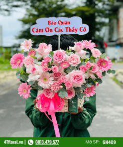 Giỏ hoa tươi - GH409