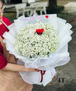 Bó hoa baby tặng em gái - BH223