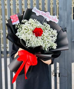 Bó hoa baby trắng - BH218