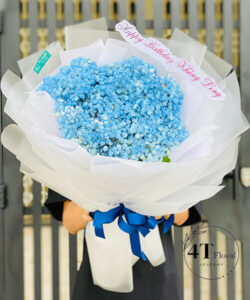 Bó hoa baby xanh ngọc - BH217