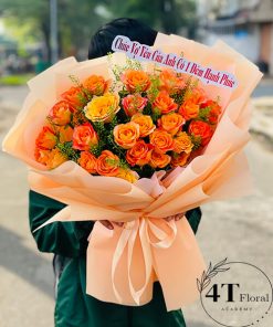 Bó hoa cam spirit rực rỡ – BH259