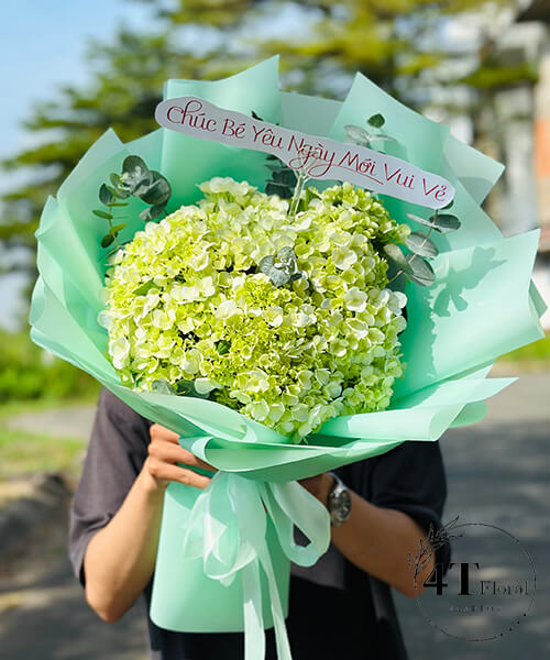 bó hoa cẩm tú cầu đẹp giá rẻ