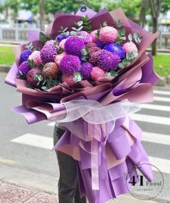 Bó hoa cúc mẫu đơn sang trọng - BH209