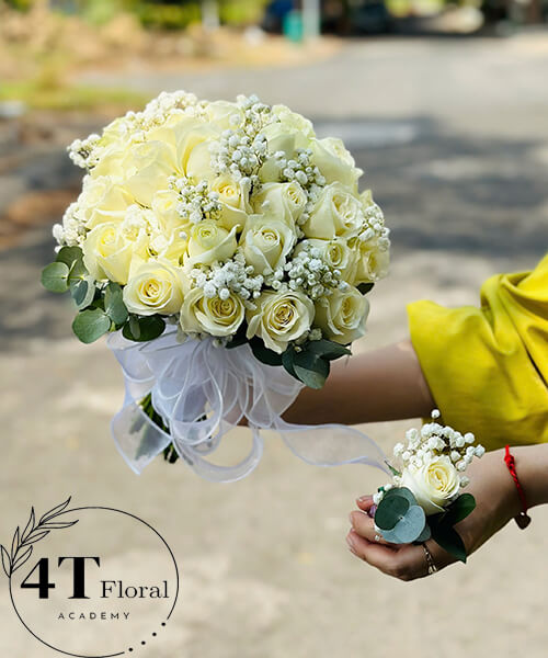 Bó hoa cưới yêu kiều