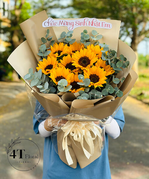 bó hoa hướng dương tặng sinh nhật