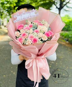 Bó hoa hồng cảm ơn - BH198