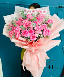 Bó hoa hồng cánh sen - BH195