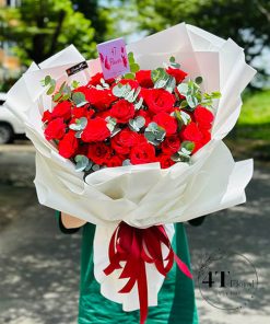 Bó hoa hồng đỏ dễ thương - BH193