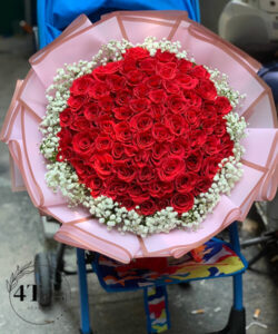 Bó hoa hồng đỏ ý nghĩa - BH174