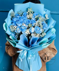 Bó hoa hồng xanh đẹp - BH159