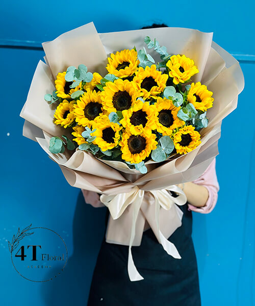 bó hoa hướng dương đẹp