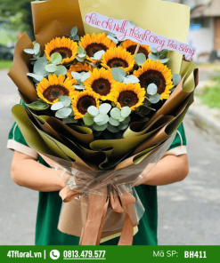 Bó hoa hướng dương tặng tốt nghiệp - BH411