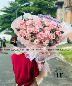 Bó hoa ohara hồng - BH135