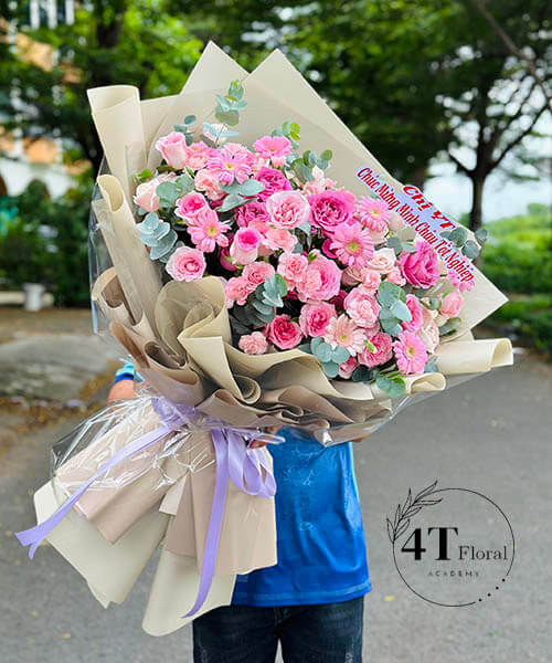 bó hoa phong cách châu âu