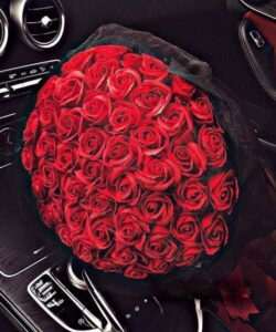 Bó hoa sáp đỏ ý nghĩa - HS74