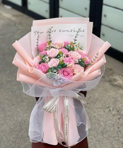 Bó hoa sáp hai màu - HS71