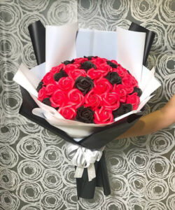 Bó hoa sáp mix hai màu đẹp - HS50