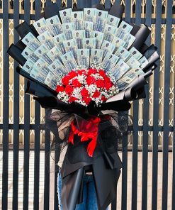 Bó hoa sáp mix tiền - HS49