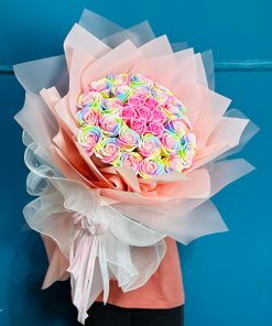 Bó hoa sáp ngũ sắc - HS45