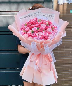Bó hoa sáp tặng bạn ra trường - HS32
