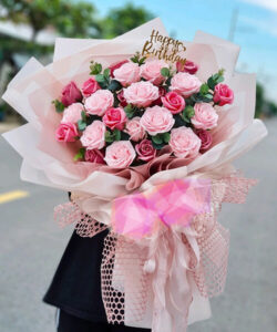 Bó hoa sáp thơm tặng mẹ - HS21