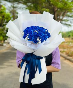 Bó hoa sáp xanh mix baby - HS09