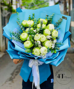 Bó hoa sen thái trắng - BH123