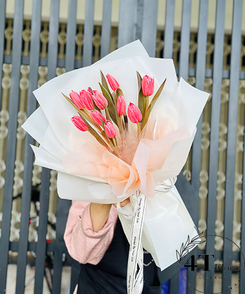 Bó hoa tulip sang chảnh