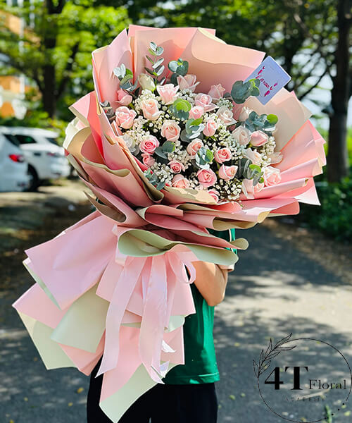 Bó hoa tươi hài hòa