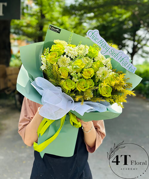 Bó hoa tươi hạnh phúc