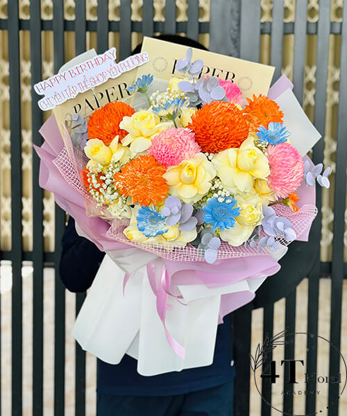 Bó hoa tươi nghệ thuật