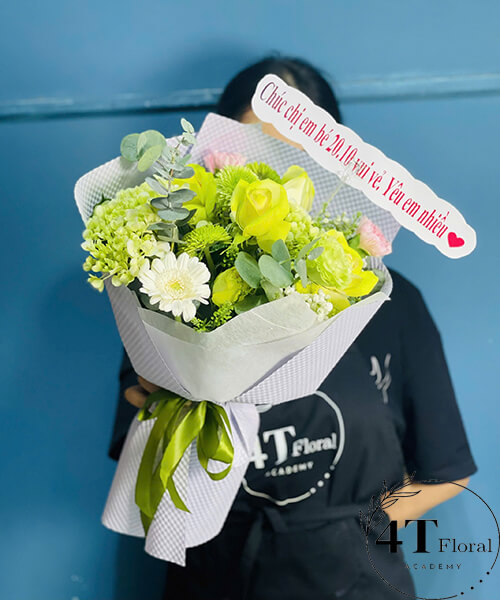 Bó hoa tươi ngọt ngào