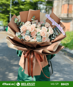 Bó hồng pastel tặng sinh nhật - BH429