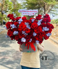 Giỏ hoa đẹp nhất - GH242