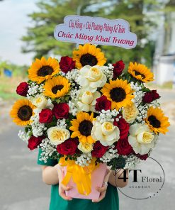 Giỏ hoa đi khai trương - GH189