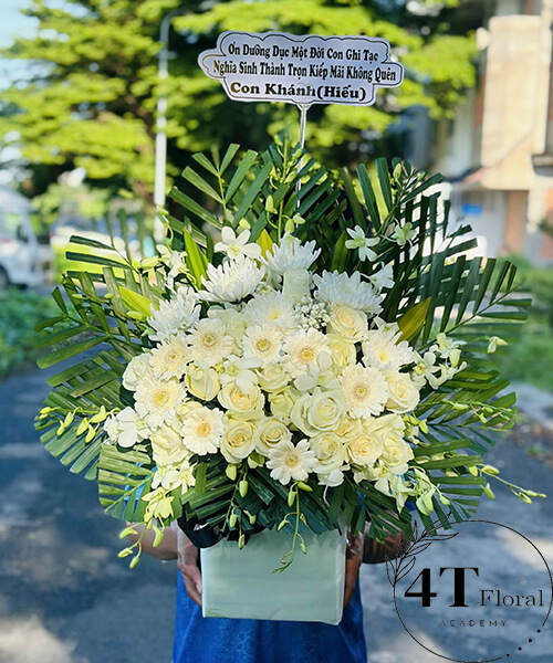 Giỏ hoa đi viếng