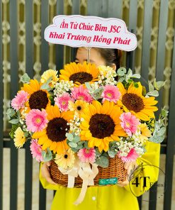Giỏ hoa giá rẻ - GH183