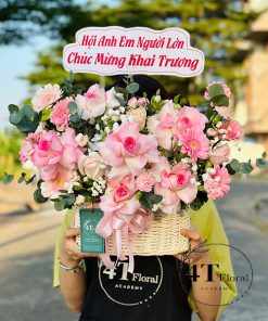 Giỏ hoa hồng đẹp - GH278