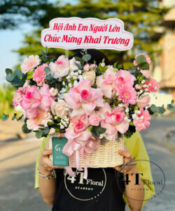 Giỏ hoa hồng đẹp - GH278